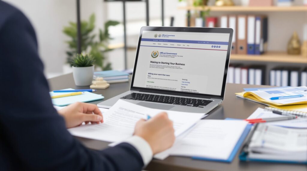 demarche administrative creation entreprise