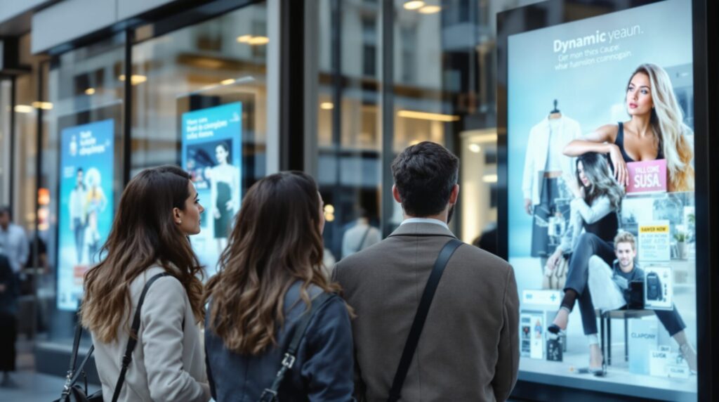 Affichage dynamique en vitrine : comment s’en servir pour accroître vos ventes ?
