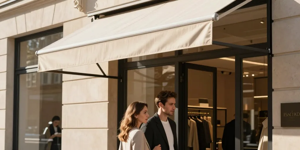 store banne pour commerce