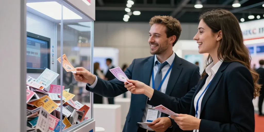 Location cabine à billet : l’atout d'animation des salons et événements professionnels