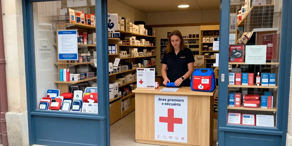Commerçants et artisans de Tarbes : un salarié formé aux premiers secours, un atout pour la boutique